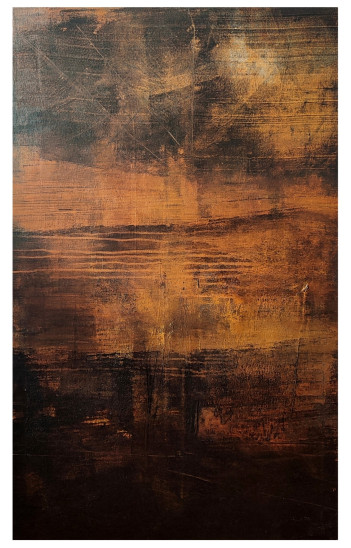 Dadura K., Bez Tytułu, akryl na płótnie 110 x 70 cm, 2023