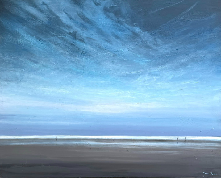 4. Jankowska PoWietrze, akryl na płótnie 110 x 150 cm, 2024 