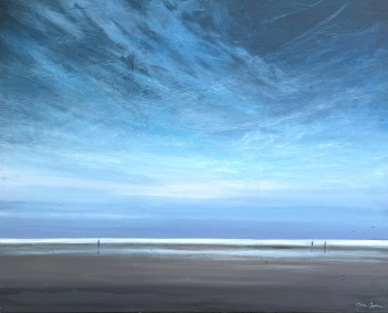 4. Jankowska PoWietrze, akryl na płótnie 110 x 150 cm, 2024 