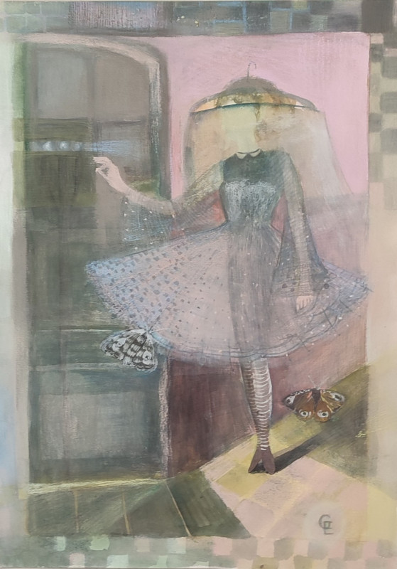 13. Grzybek Elżbieta, WOW, Pastel na kartonie 50x70  rok 2000 cena 1500zl.