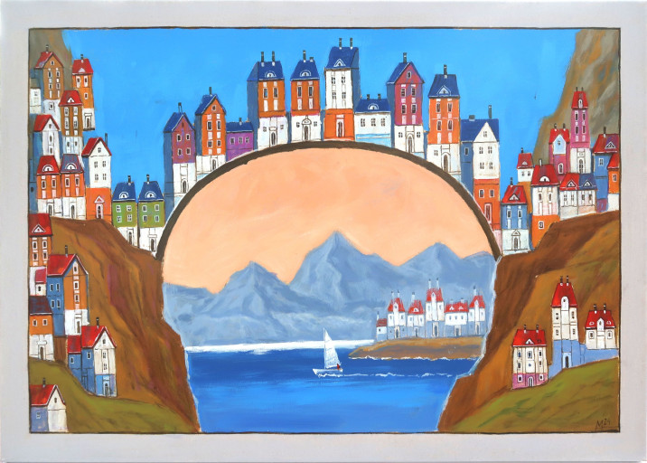 3. Malesza Mikołaj Letnie impresje; akryl, 2024, 50x70 cm 2000zł