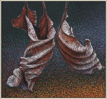 8. Chomczyk Marek, Dwie gracje, akryl 120 x 110 cm 9000zł 2024