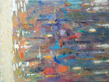Kobzar O. Brzeg, 60 x 45 cm olej, płótno,2500