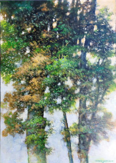 17. Janczuk Michał. Drzewa 70 x 50 cm, olej na płótnie, 2024 3000.jpg 1