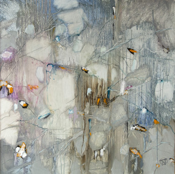 Nieścier T 2023 02 09 Etiuda 6 90 x 90 cm 8000