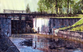 2017_8. Bez tytułu. Akwarela, 18x29 cm 600zł