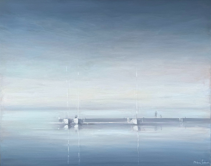 Jankowska Malena, Marina, akryl na płótnie 80 x 100 cm, 2023