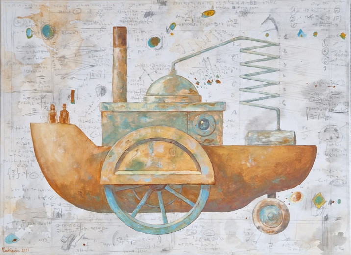 Radziewicz Grzegorz_Amfibia destylacyjna_ akryl 60x80cm_2025