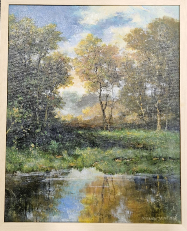 Janczuk Michał, Pejzaż, akryl 50 x 40 cm, 2025 2000