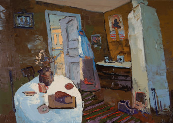 2. Gromacki Daniel. Dom 27 wn 50x70cm, 2023r 1200zł.